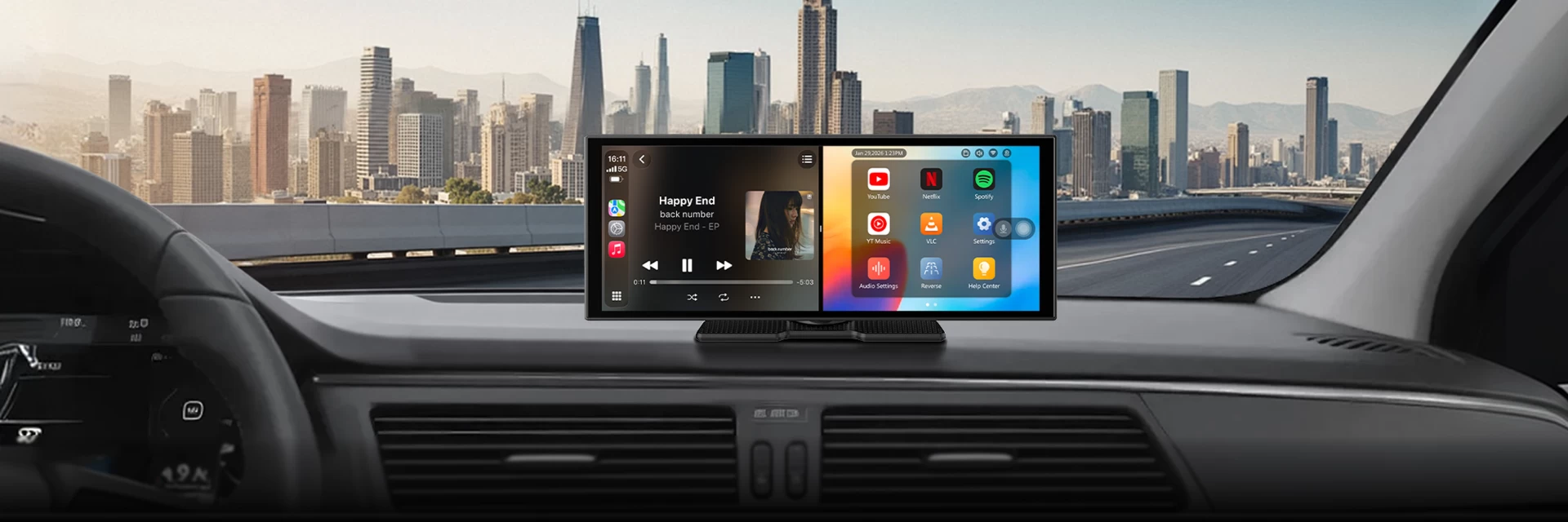 Portable In-Vehicle Display