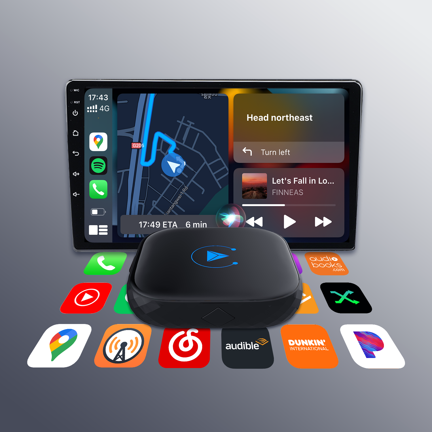 OEM CP85 Wireless Carplay Adapter Apps