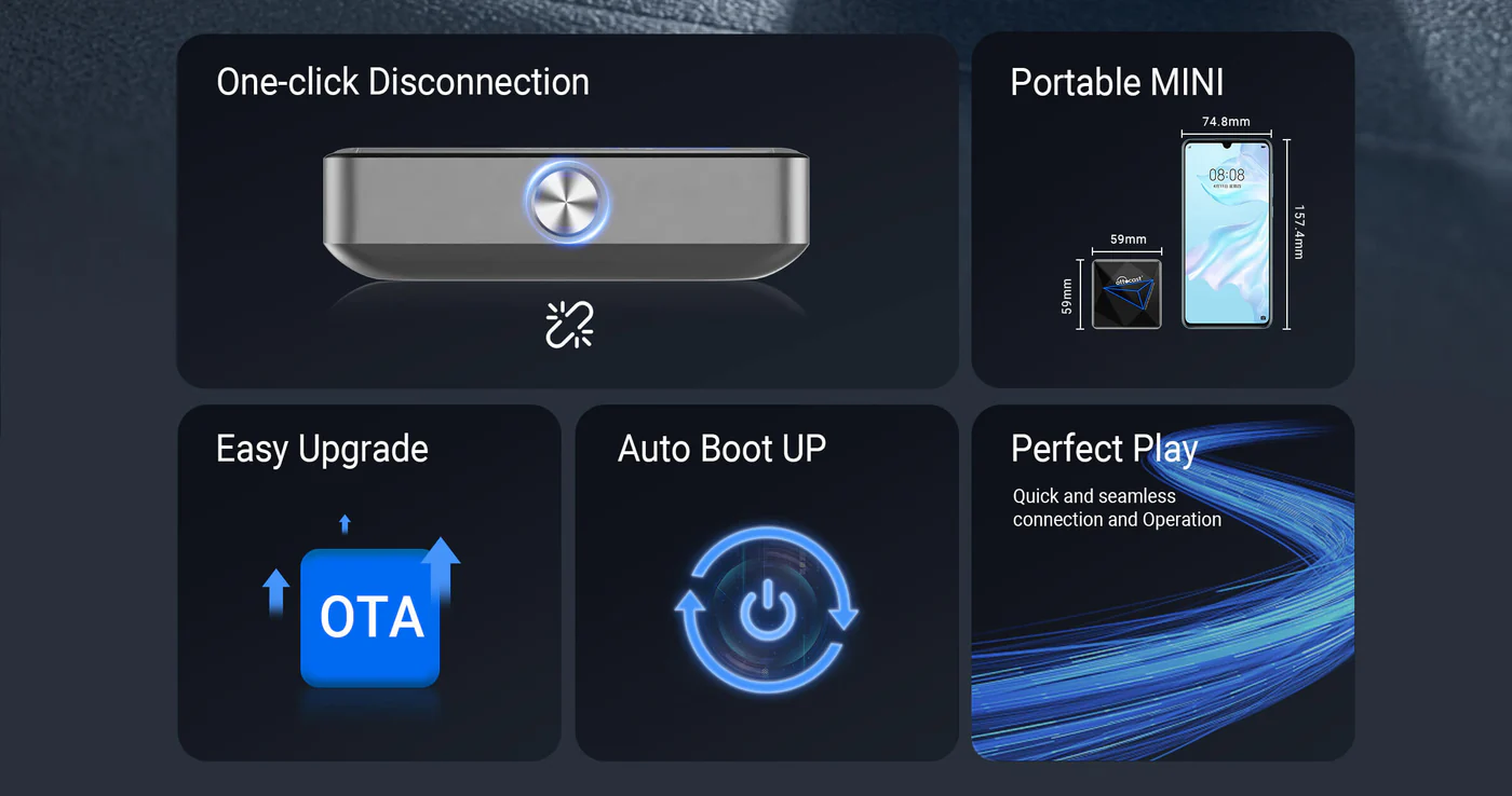 A2Air Pro Wireless Android Auto Adapter Details