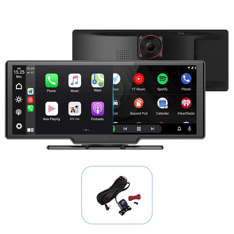 Ottoscreen Portable 10 Apple CarPlay / Android Auto Car Display Screen App