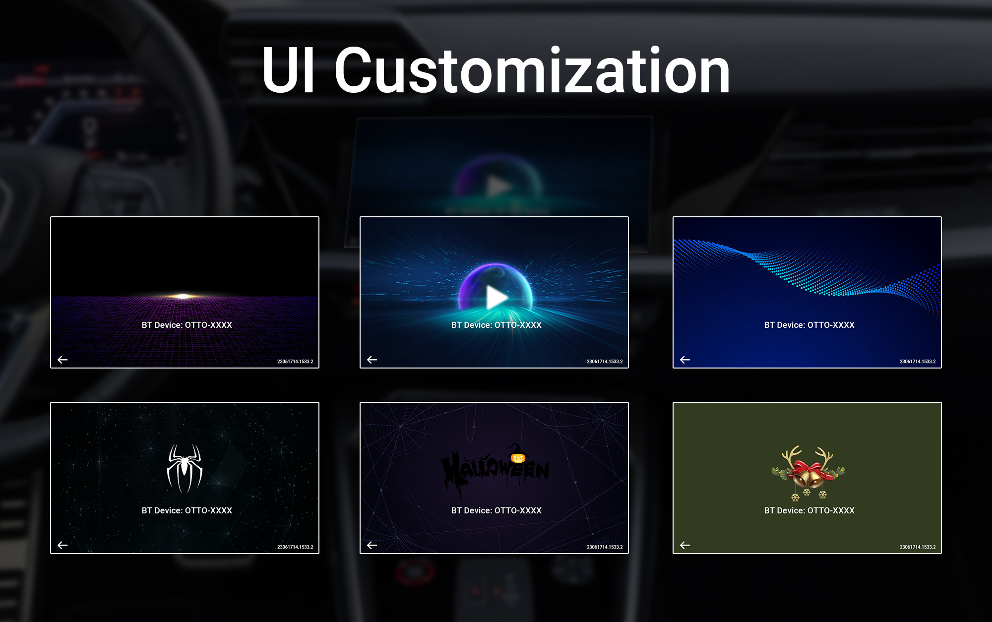 UI Customizable  OEM CP85 Wireless Carplay Adapter