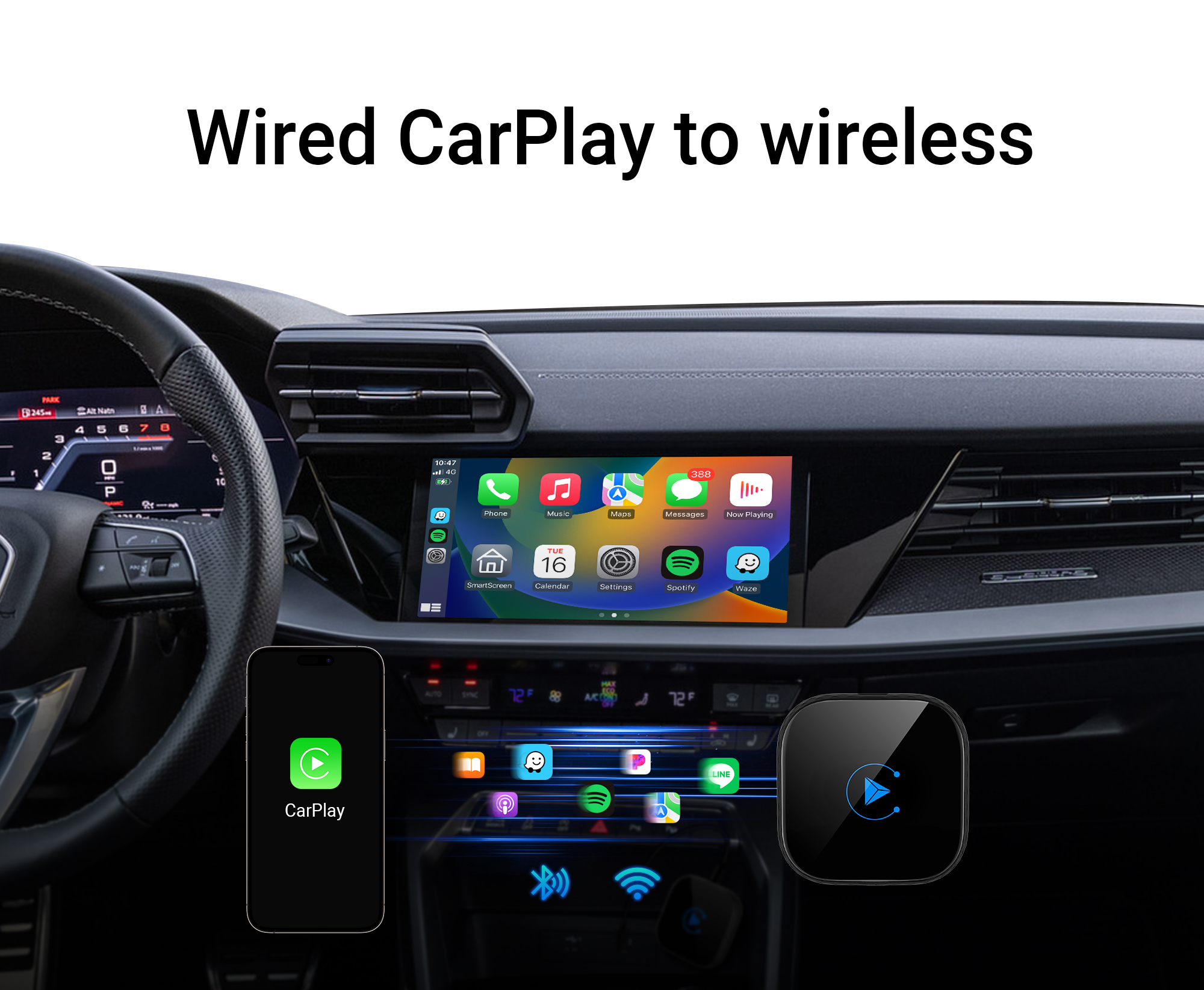 OEM CP85 Wireless Carplay Adapter