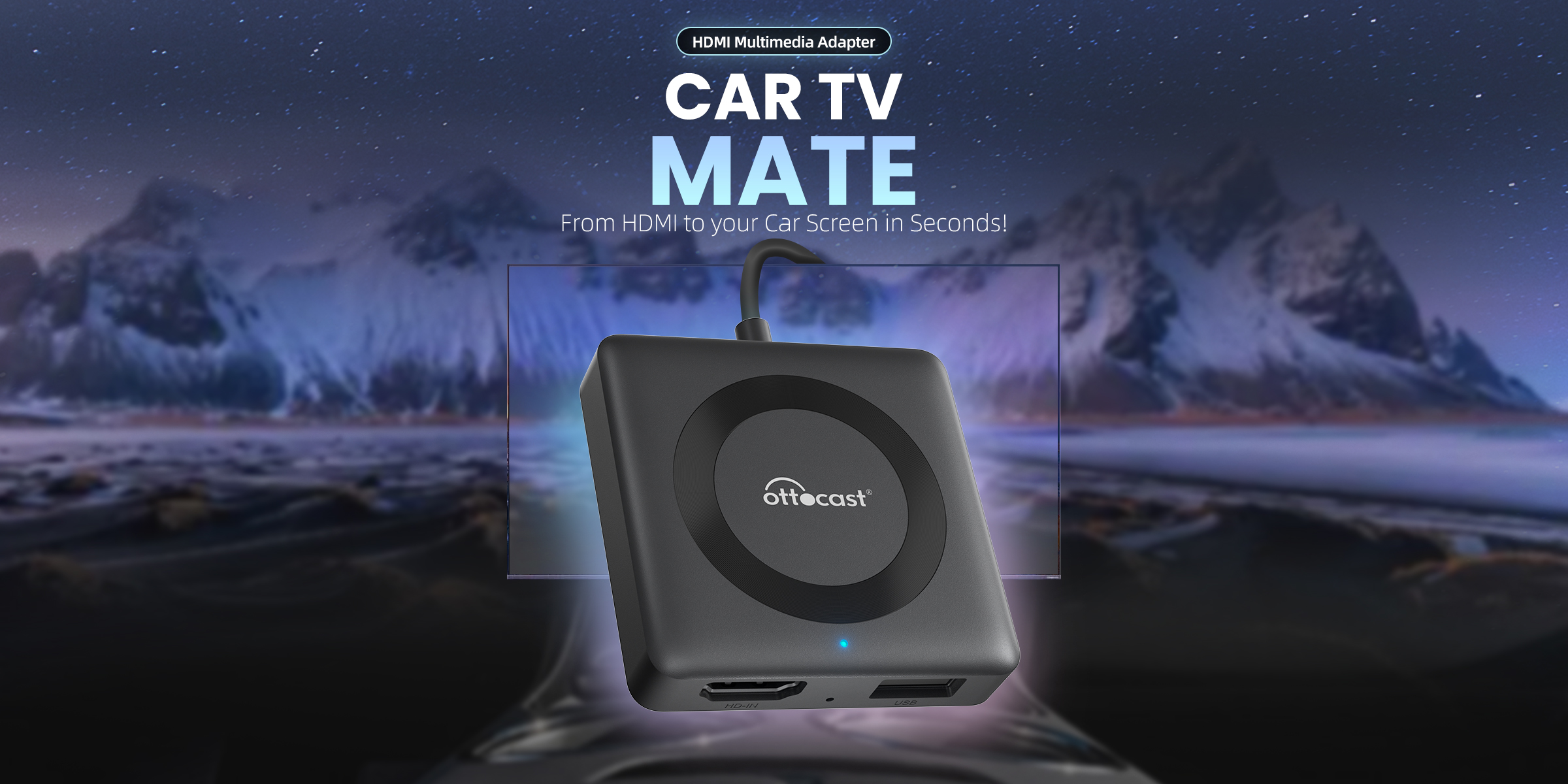 CAR TV MATE From HDMI to your Car Screen in Seconds!