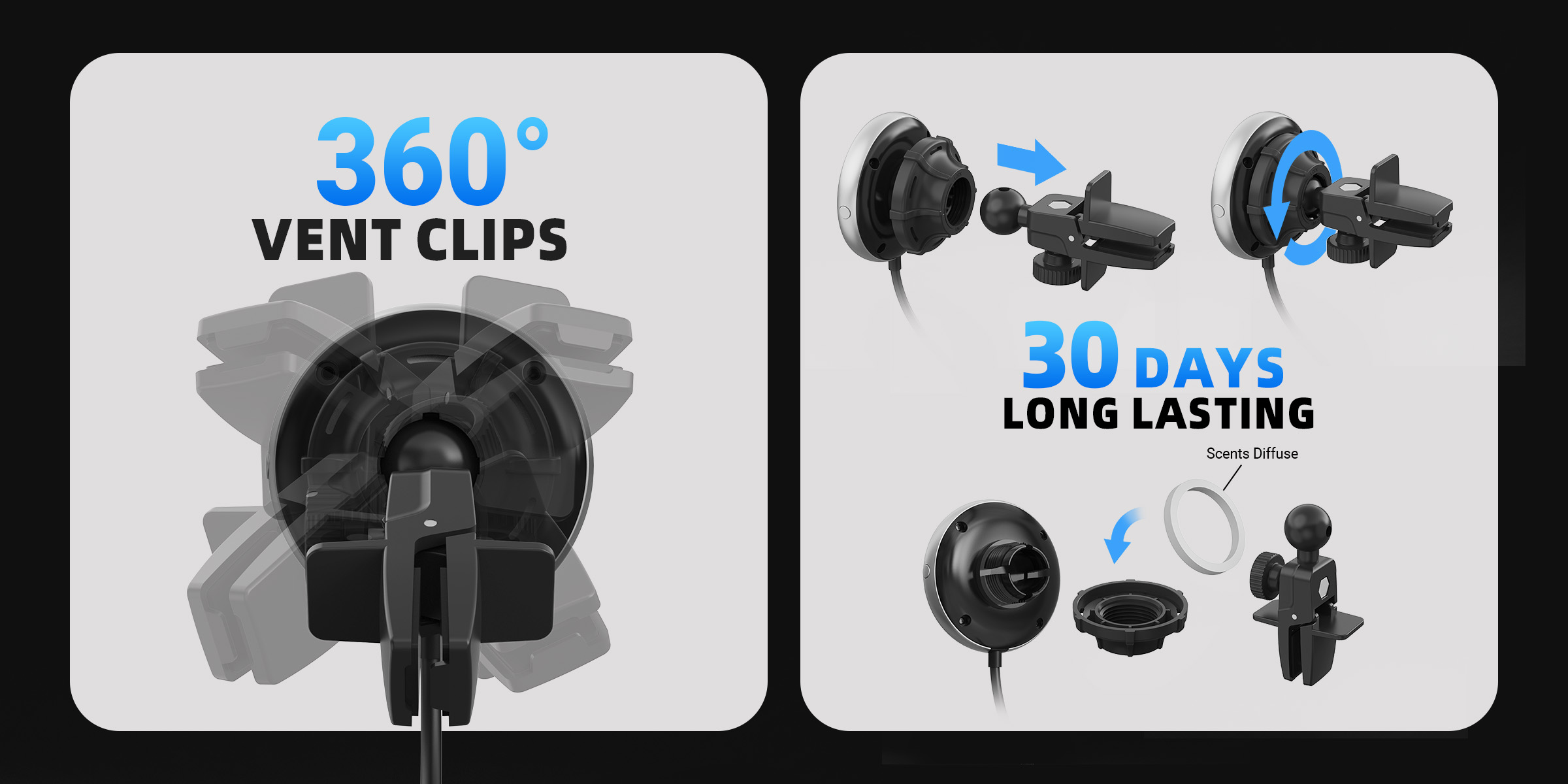 360° VENT CLIPS