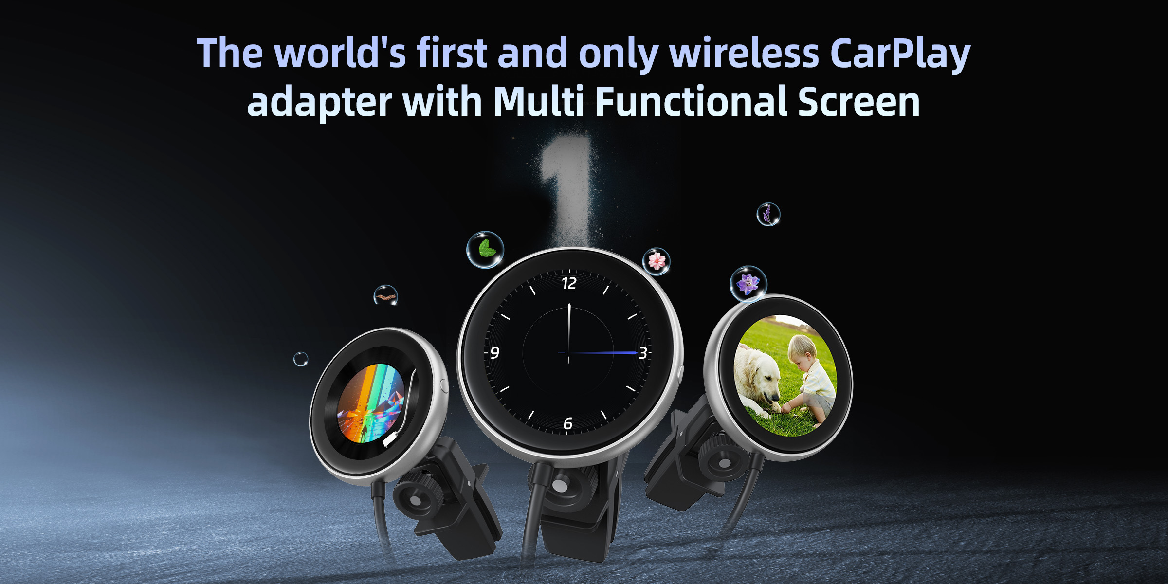 World’s First Groundbreaking CarPlay Adapter with Screen