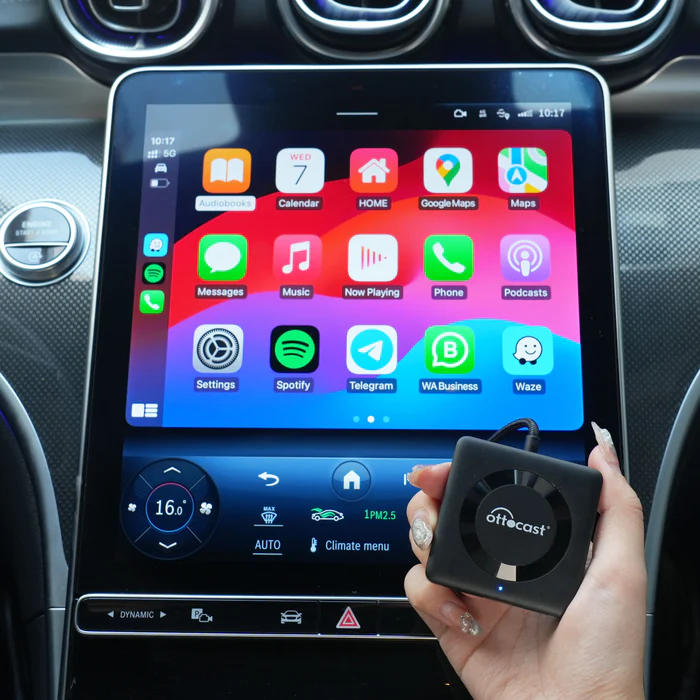 Wireless CarPlay HDMI input for TV Stick HDMI input for fast Lightning/Type-C More Ways to Have Fun Sticks lightning/ Type C Fast HDMI Screen throwers Gaming More CarPlay from wired to wireless