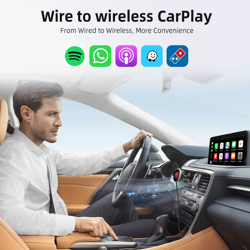 Wire to wireless CarPlay From Wired to Wireless, More Convenience