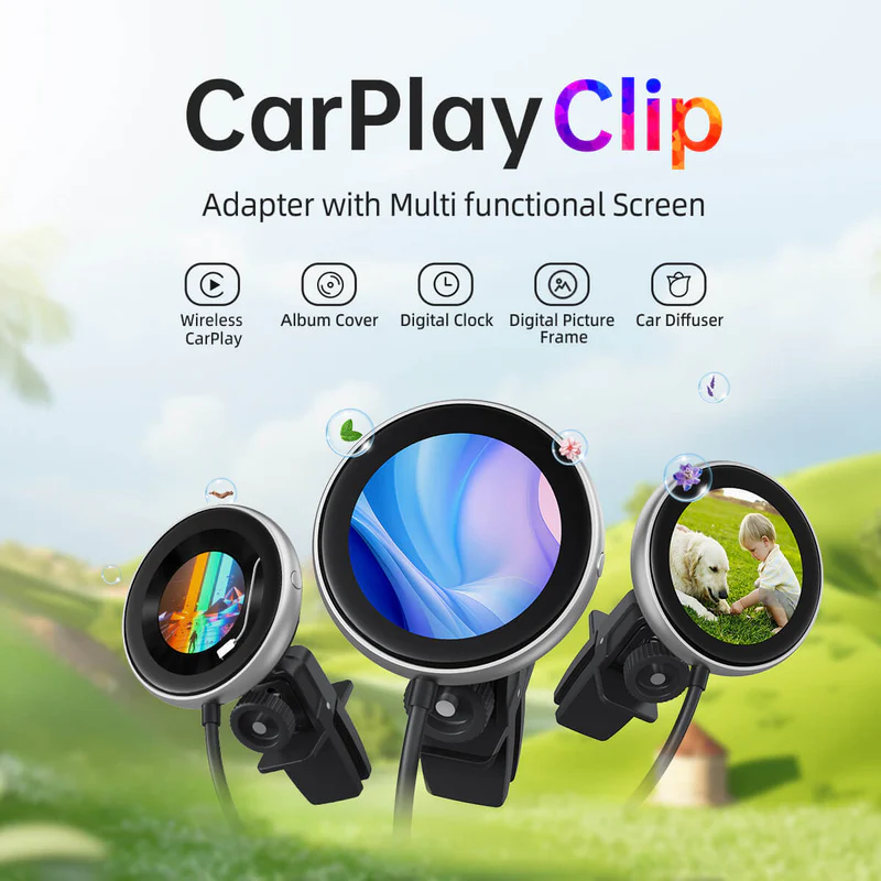 CarPlayclip Adapter with Multi functional Screen