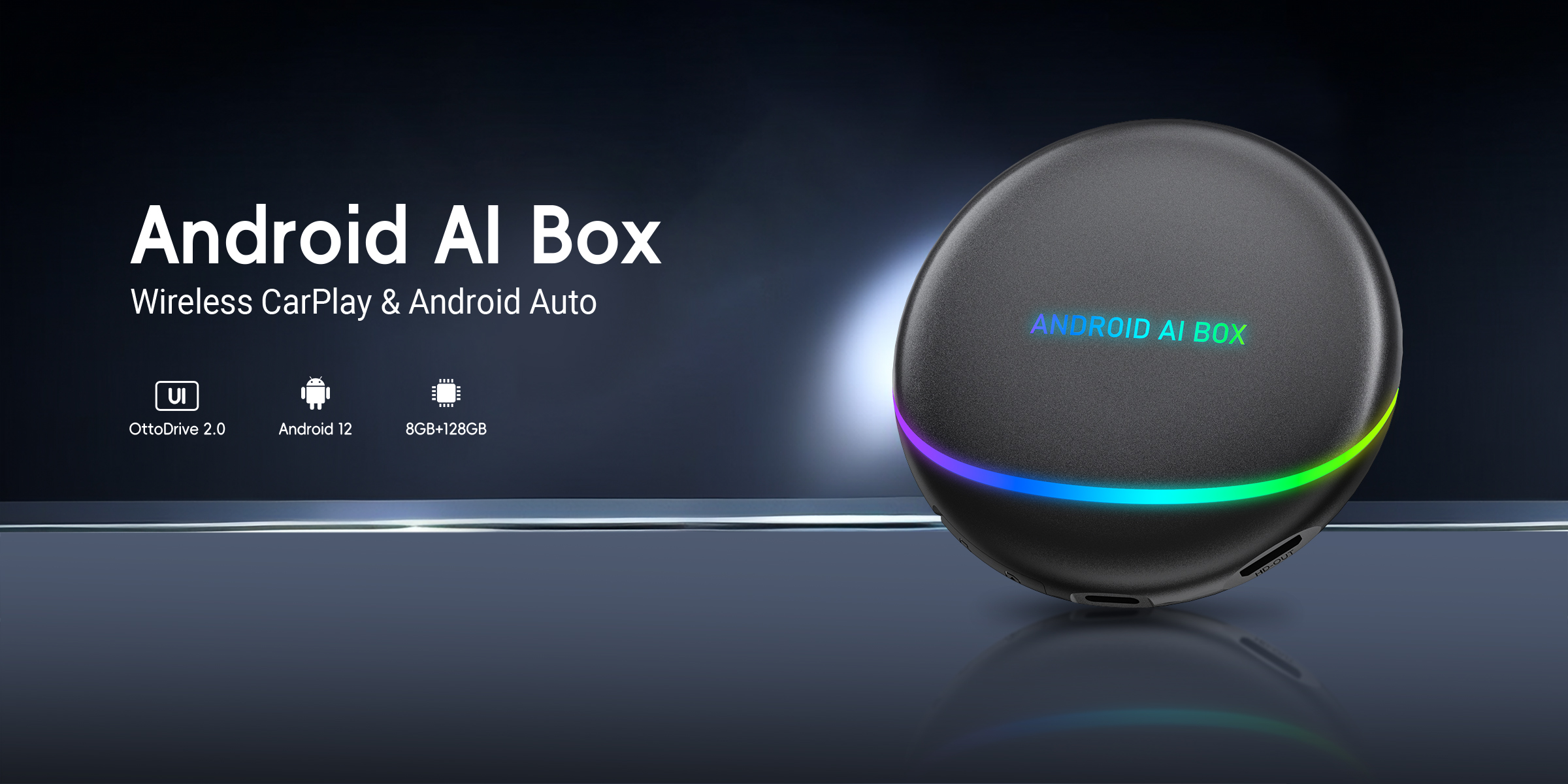 Android Ai Box Wireless CarPlay & Android Auto