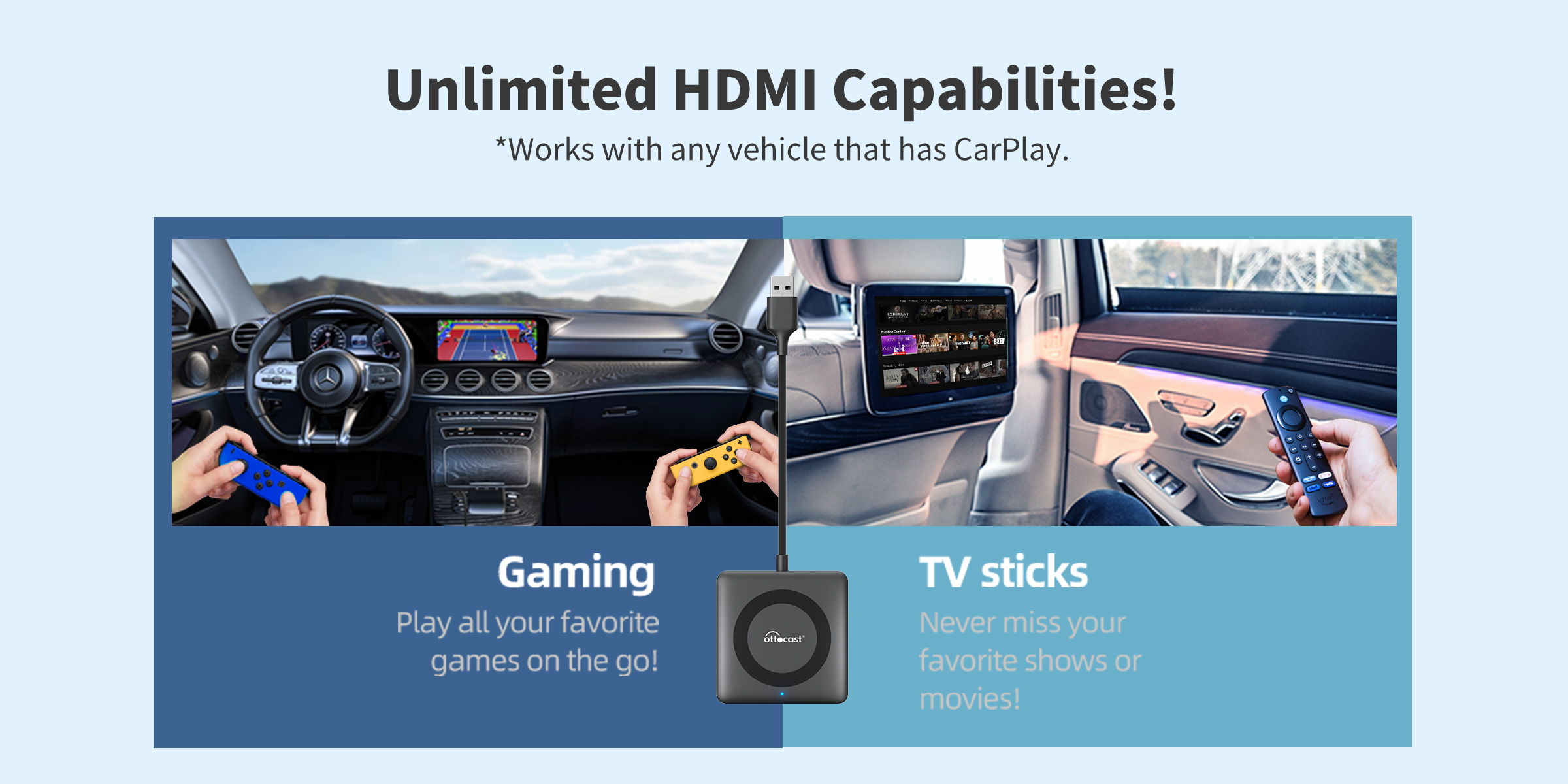 Unlimited HDMl Capabilities!