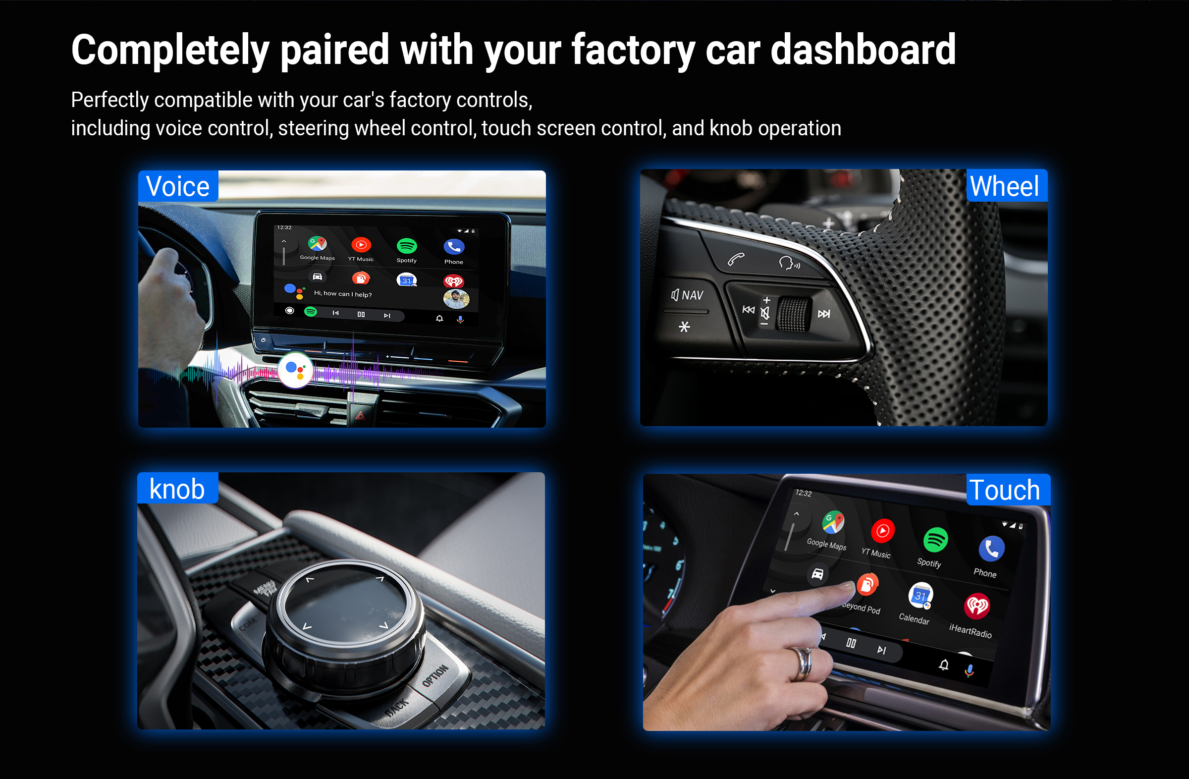 How to use the Play2Video Pro Wireless CarPlay Android Auto 4-in-1 Box