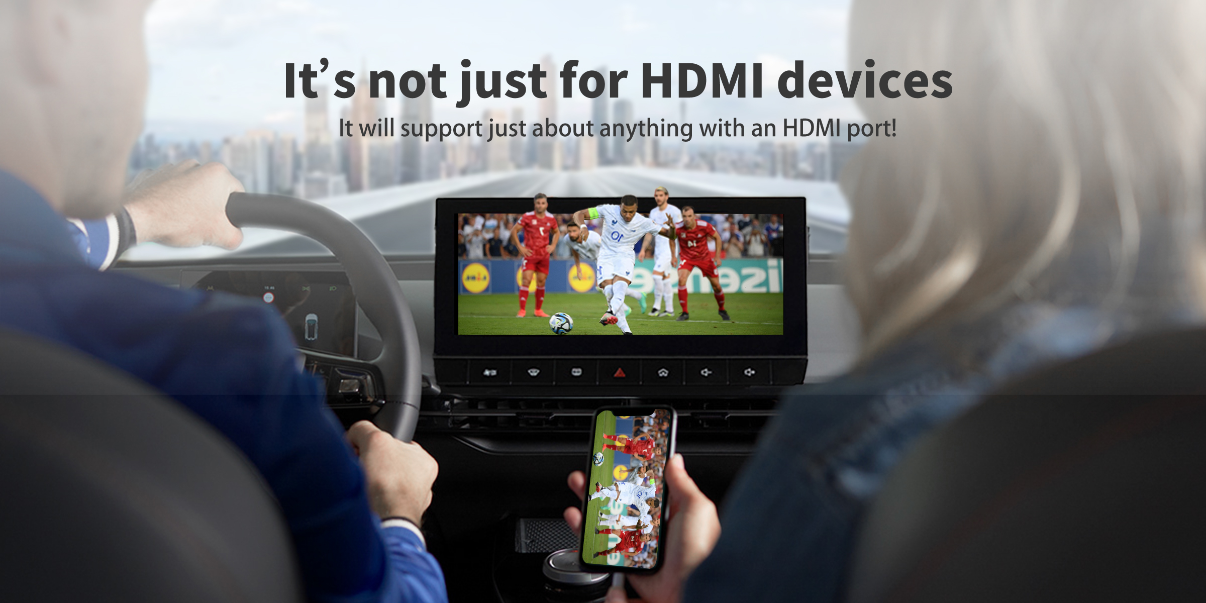 It will support just about anything with an HDMl port!