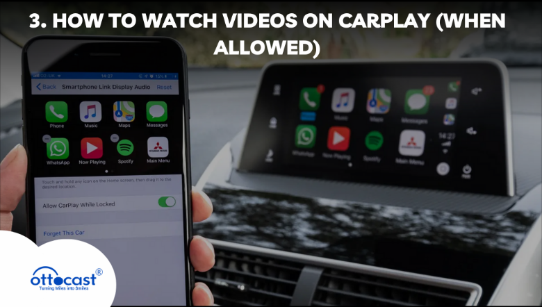 How to Watch Videos on CarPlay (When Allowed)