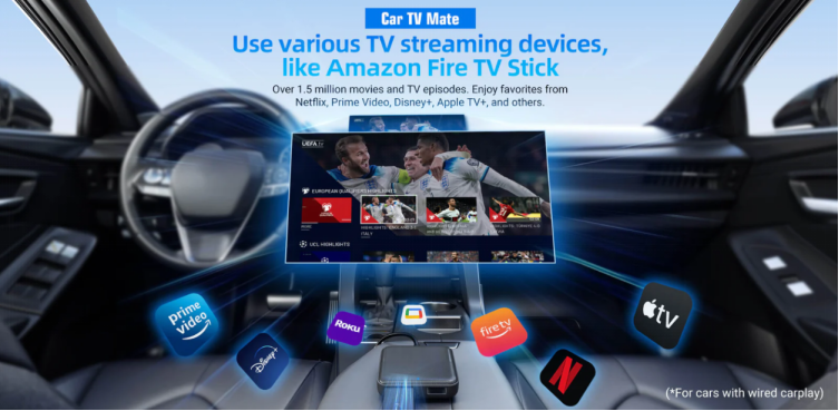 Car TV Mate: HDMI conversion for Fire TV Stick.