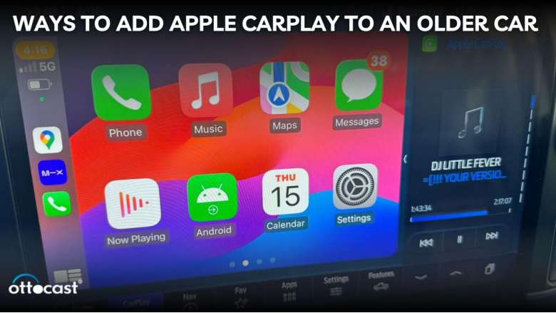 Ways to Add Apple CarPlay to an Older Car